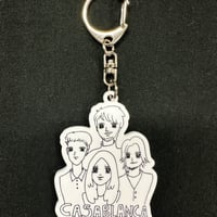 Casablanca メンバーイラストアクリルキーホルダー