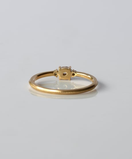 One of kind / Natural Diamond Ring ＜K18YG＞ -R307YG