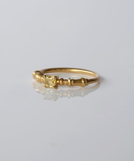One of kind / Natural Diamond Ring ＜K18YG＞ - R269YG