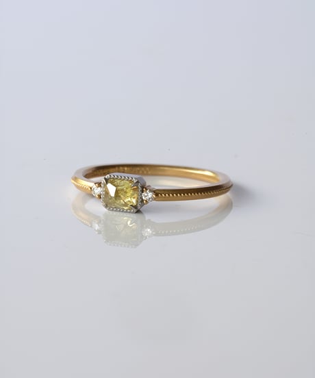 One of kind / Natural Diamond Ring ＜K18YG/Pt＞ - R425YGPT