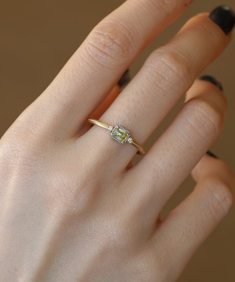 One of kind / Natural Diamond Ring ＜K18YG/Pt＞ - R425YGPT