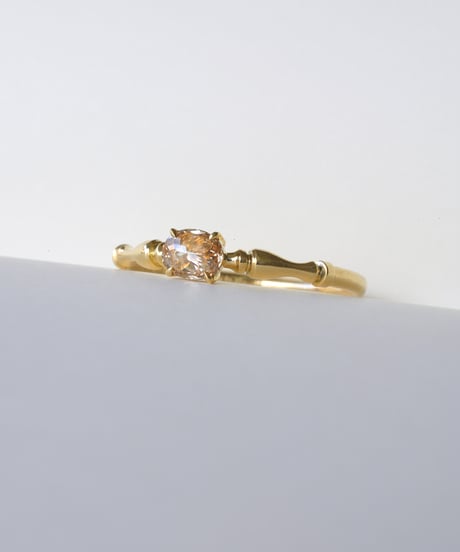 One of kind / Natural Diamond Ring ＜K18YG＞ - R238YG