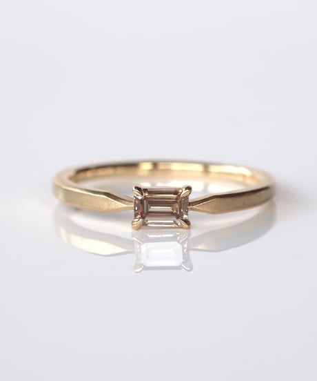 One of kind / Natural Diamond Ring ＜K18YG＞ - R308YG