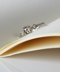 One of kind / Natural Diamond Ring ＜Pt＞ -R631PT