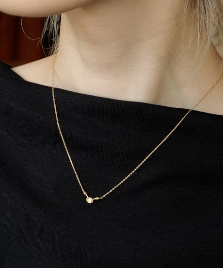 One of a kind / Diamond Necklace ＜K18YG＞ - N192YG