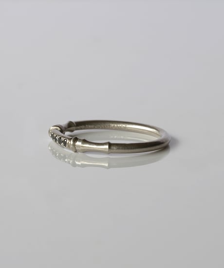 【Order Ring】SPINDLE / Black Diamond Ring ＜Pt＞ SD-2-PTDIA