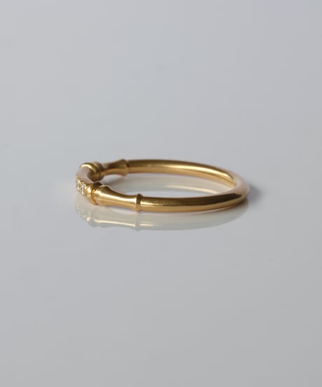 【Order Ring】SPINDLE / Diamond Ring ＜K18YG＞SD-2-YGDIA