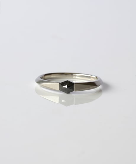 One of kind / Natural Diamond Ring ＜Pt＞ -R318PT