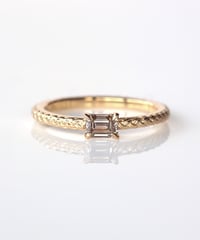 One of kind / Natural Diamond Ring ＜K18YG＞ - R341YG