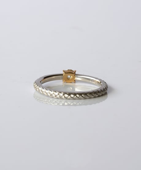 One of kind / Natural Diamond Ring ＜Pt/K18YG＞ - R253PTYG