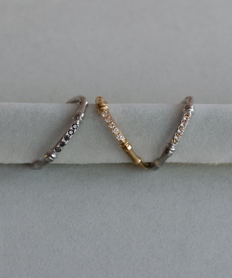 【Order Ring】SPINDLE / Black Diamond Ring ＜Pt＞ SD-2-PTDIA