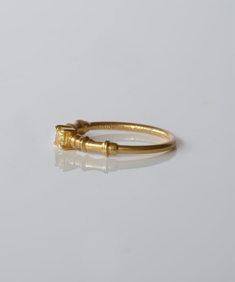 One of kind / Natural Diamond Ring ＜K18YG＞ - R269YG