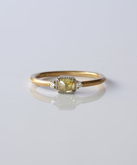 One of kind / Natural Diamond Ring ＜K18YG/Pt＞ - R425YGPT