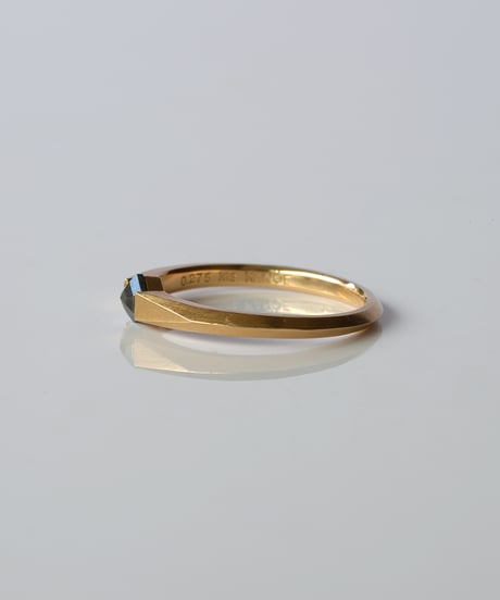 One of kind / Natural Diamond Ring ＜K18YG＞ -R275YG