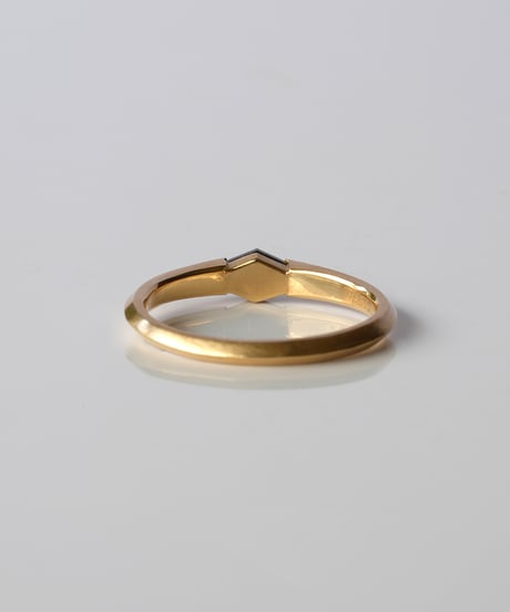 One of kind / Natural Diamond Ring ＜K18YG＞ -R275YG
