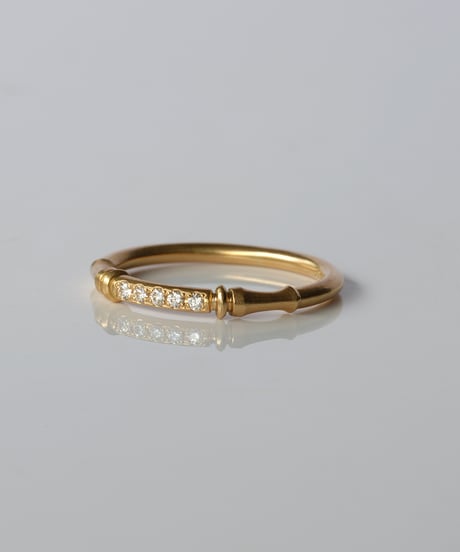【Order Ring】SPINDLE / Diamond Ring ＜K18YG＞SD-2-YGDIA