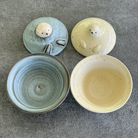UMESHISO工房 蓋付き小鉢