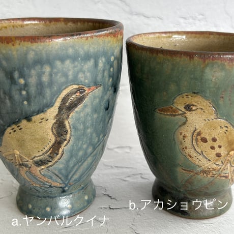いちむし堂　フリーカップ ヤンバルクイナ・アカショウビン
