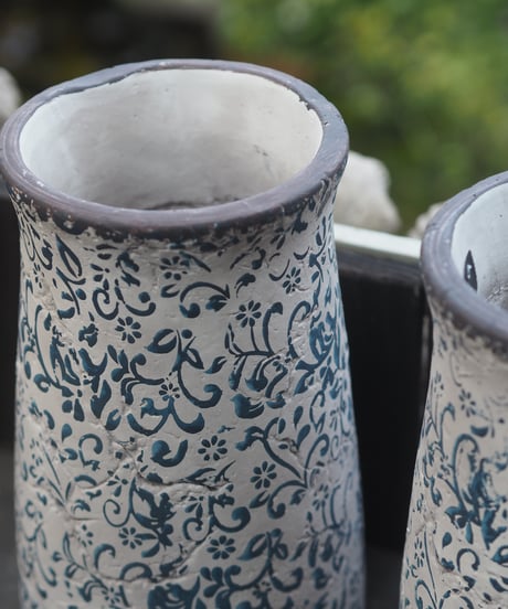 Azure Flora Vase
