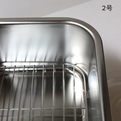 ステンレス深型組みバッドセット　0号／2号　日本製
