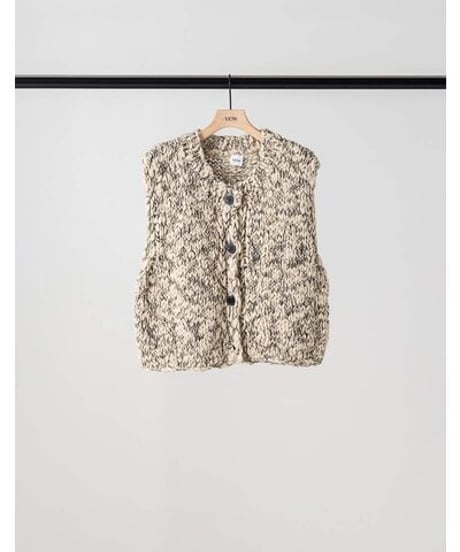 YENN   [Y264-91129] HAND SLUB MIX VEST