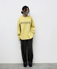 CLOCHE   裏起毛ダンボールロゴトップス[652-85704]