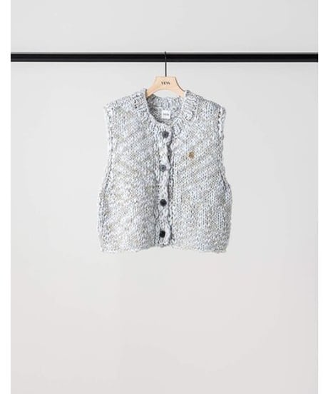 YENN   [Y264-91129] HAND SLUB MIX VEST