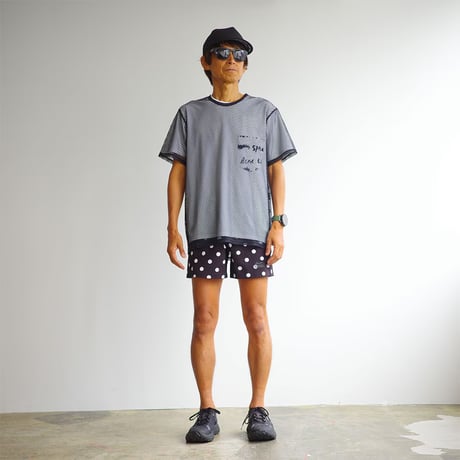 <ranor | ラナー>  LAYERED MESH T-SHIRT 【2colors】