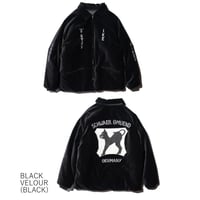 <THRIFTY LOOK >GERMANY SOUVENIR PADDED JACKET