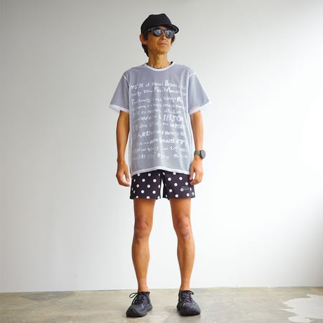 <ranor | ラナー>  LAYERED MESH T-SHIRT 【2colors】