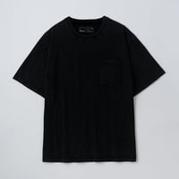 [BLUCO] ピグメントポケットTシャツ( Black )