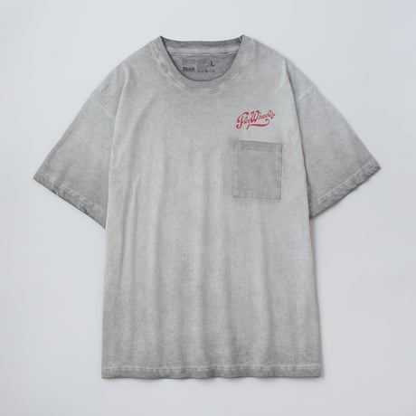 [BLUCO] FLY WHEELSxBLUCOピグメントポケットTシャツ( Gray )