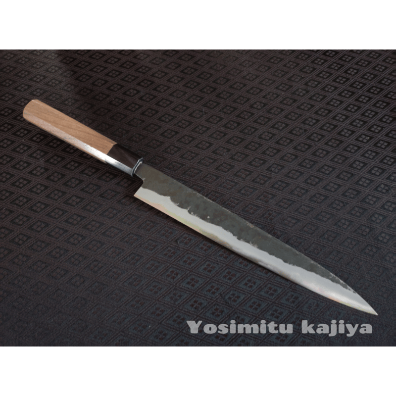 手打鍛造 八寸柳刃包丁(両刃) 240mm Double-Edged Yanagiba | 好