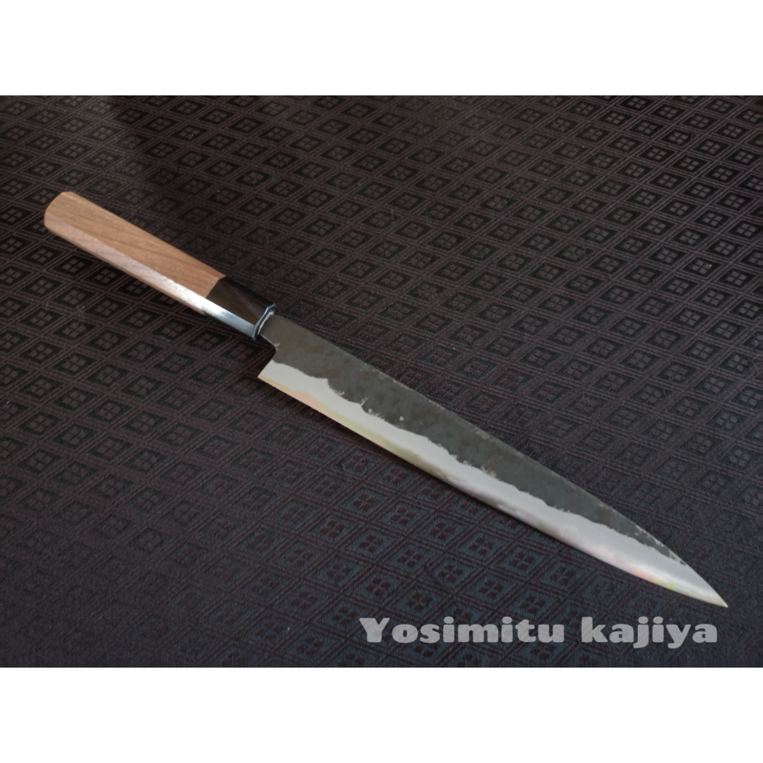 手打鍛造 八寸柳刃包丁(両刃) 240mm Double-Edged Yanagiba | 好