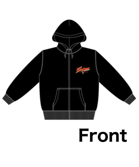 ☀️新作☀️Sareeeオリジナルジップパーカー【BLACK】【受注生産限定】
