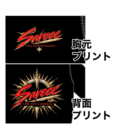 ☀️新作☀️Sareeeオリジナルジップパーカー【BLACK】【受注生産限定】