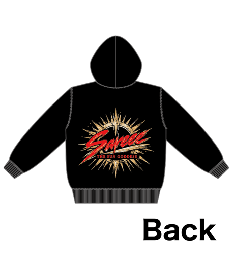 ☀️新作☀️Sareeeオリジナルジップパーカー【BLACK】【受注生産限定】