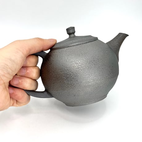 千葉光広 Mitsuhiro Chiba 鉄化粧 焼締 後手急須　ST1285