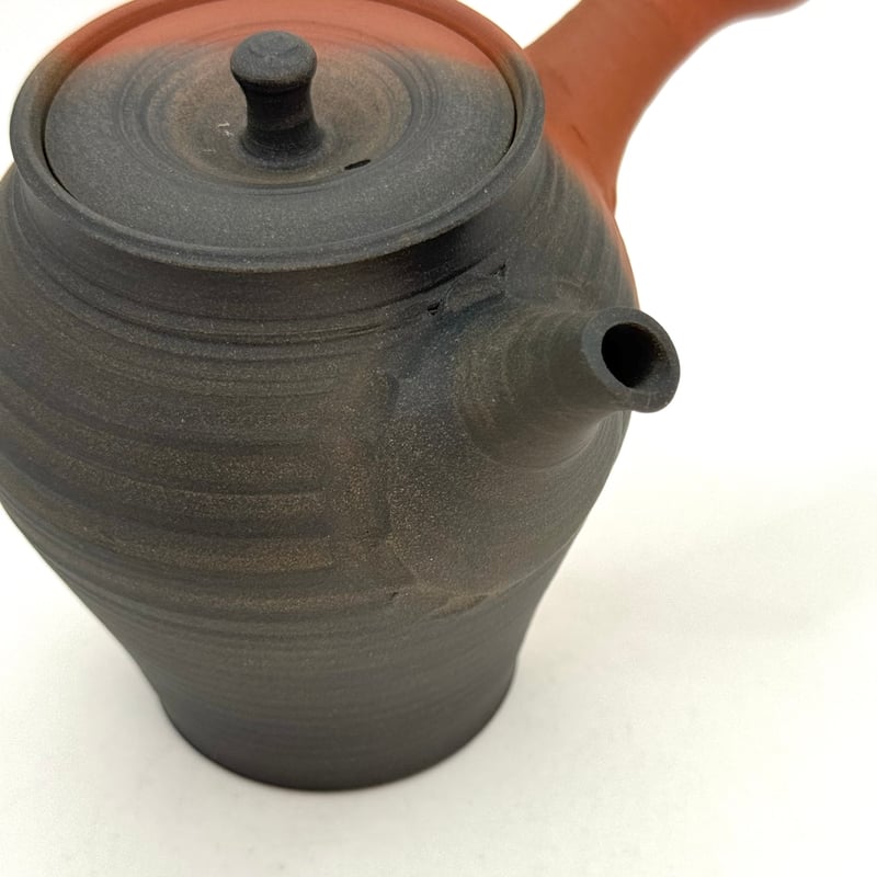 北條 Hokujo 朱泥窯変 茶注 (木箱付) ST1210 | TOKONAME ISOBE