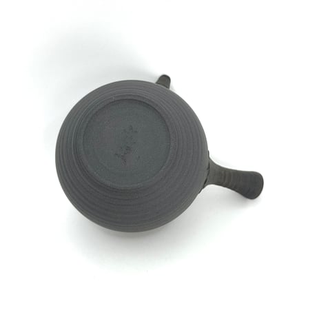 小北條 Kohokujo 黒 象嵌急須 (本朱泥炭化)　ST1374