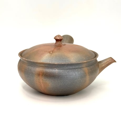 水野陽景 Yokei Mizuno  焼締火襷 平袋 小茶注 　ST1291