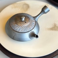 藤田德太 Tokuta Fujita 藻掛け 飛鉋 平三角急須　ST1262