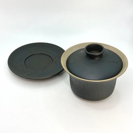 甚秋  伊藤成二  Jinshu  Seiji Ito  藻掛け 蓋碗 中　ST1240