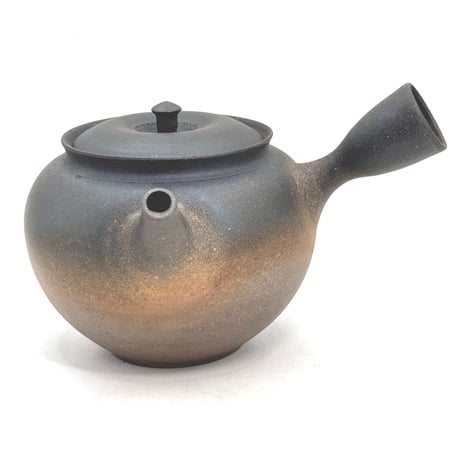 水野陽景 Yokei Mizuno  窯変 焼締 カメ型茶注　ST1413