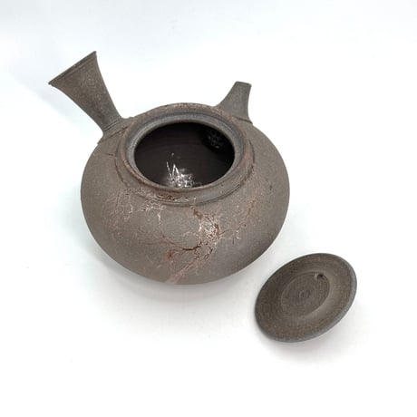 小俣冠丞 Kanjo Omata  焼締藻掛茶注　ST1282