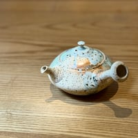 藤田德太 Tokuta Fujita  灰青磁 櫛目急須　ST1321