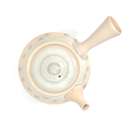 藤田德太 Tokuta Fujita 灰青磁 釜型 急須　ST1385