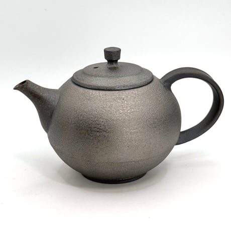 千葉光広 Mitsuhiro Chiba 鉄化粧 焼締 後手急須　ST1338