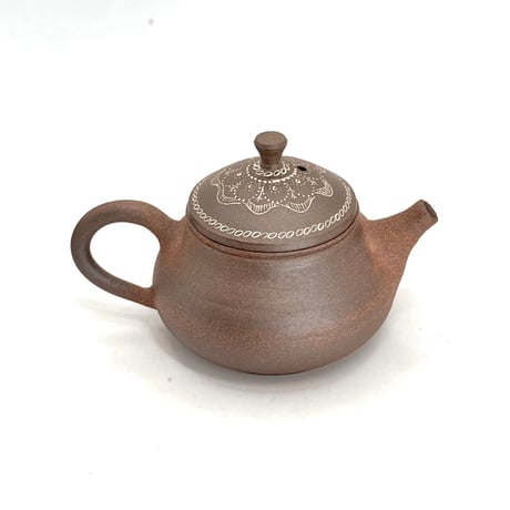 小北條 Kohokujo 焼締 象嵌 後手急須　ST1235