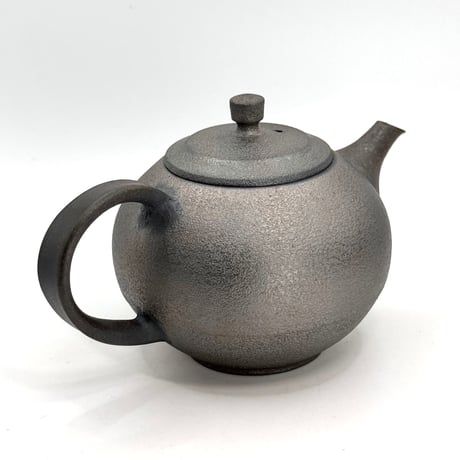 千葉光広 Mitsuhiro Chiba 鉄化粧 焼締 後手急須　ST1338